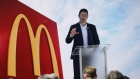 Steve Easterbrook, chief executive officer of McDonald's Corp., speaks during the opening of the company's new headquarters in Chicago, Illinois, U.S., on Monday, June 4, 2018. Easterbrook said that the headquarters move to Chicago will help draw talent to the company. 