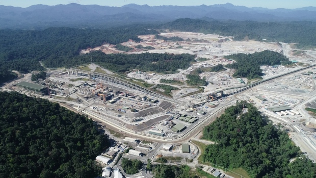 An overall view of First Quantum Minerals' Cobre Panama mine and plant.
