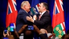Ontario Premier Doug Ford, left, and United Conservative Leader Jason Kenney 