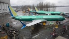 A 737 Max 8 plane destined for China Southern Airlines sits at the Boeing Co. manufacturing facility in Renton, Washington. 