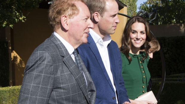 Anthony von Mandl, Prince William and Kate in the Okanagan Valley, British Columbia, Canada in 2016. Photographer: Phillip Chin/Getty Images