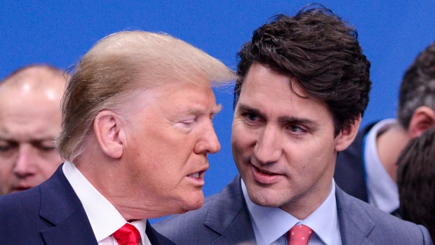 Prime Minister Justin Trudeau and U.S. President Donald Trump