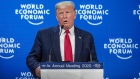 U.S. President Donald Trump in Davos