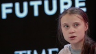Greta Thunberg at World Economic Forum in Davos
