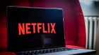 The Netflix logo on a laptop arranged in Hastings-On-Hudson, New York, US, on Sunday, July 16, 2023. Photographer: Tiffany Hagler-Geard/Bloomberg