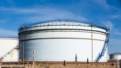Oil storage tanks 