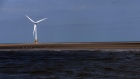An offshore wind turbine at the Scroby Sands Wind Farm, operated by E.ON SE, near Great Yarmouth, UK, on Friday, May 13, 2022. Photographer: Chris Ratcliffe/Bloomberg