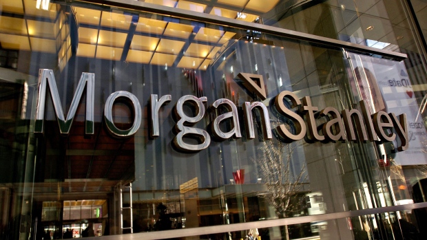 A Morgan Stanley logo. Photographer: Patrick Andrade/Bloomberg