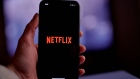The Netflix logo on a smartphone arranged in the Queens borough of New York, US, on Tuesday, March 26, 2024. Netflix Inc. is scheduled to release earnings figures on April 18. Photographer: Gabby Jones/Bloomberg