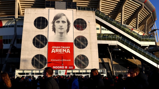 <p>The Johan Cruijff Arena in Amsterdam.</p>