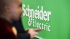 The Schneider Electric SE logo. Photographer: Dwayne Senior/Bloomberg