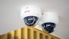 Surveillance cameras at the SenseTime Group Inc. headquarters in Shanghai, China, on Friday, Dec. 3, 2021. Chinese artificial intelligence giant SenseTime rose on its first day of trading in Hong Kong after a rocky initial public offering that was delayed by concerns over fresh U.S. sanctions. Photographer: Qilai Shen/Bloomberg