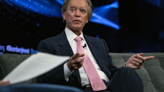 Bill Gross speaks during the Bloomberg Invest Summit in New York in 2017. 