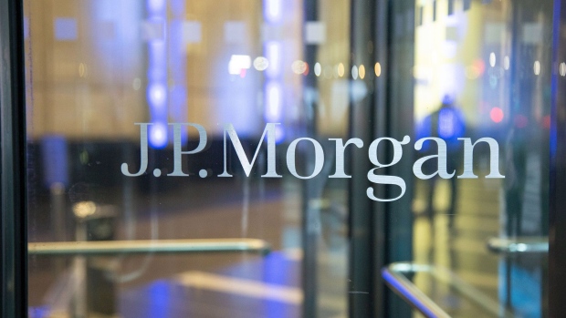 The JPMorgan logo. Source: NurPhoto/Getty Images