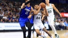 <p>Devin Vassell #24 of the San Antonio Spurs drives on Moritz Wagner #21 of the Orlando Magic during a game at Kia Center on February 08, 2024 in Orlando, Florida.</p>