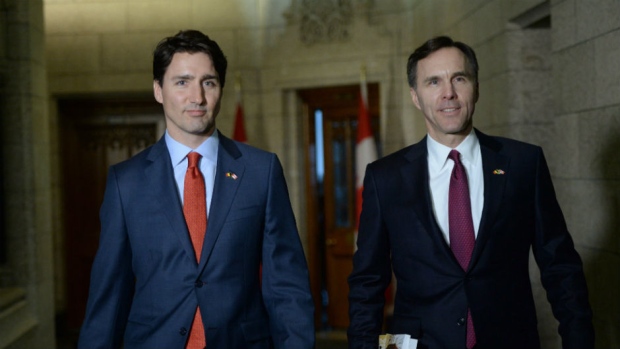 Justin Trudeau and Bill Morneau