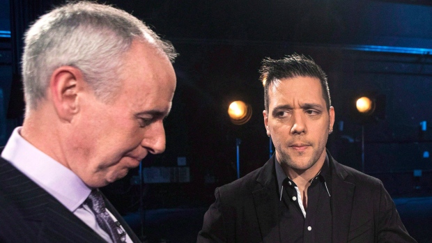 George Stroumboulopoulos (right) and Ron MacLean
