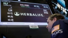The Herbalife logo seen at NYSE