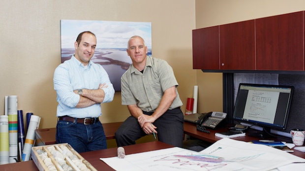 Denison Mines President & CEO, David Cates (left) and VP Project Development, Peter Longo