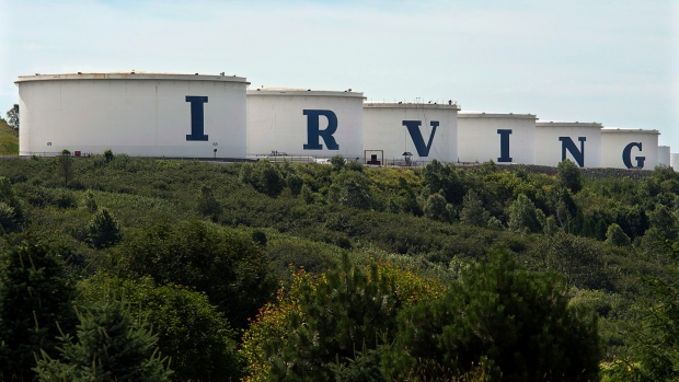 Irving Oil refinery in Saint John, N.B. 
