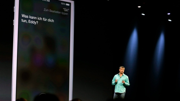 Apple senior vice president of Internet software and services Eddy Cue talks about Siri