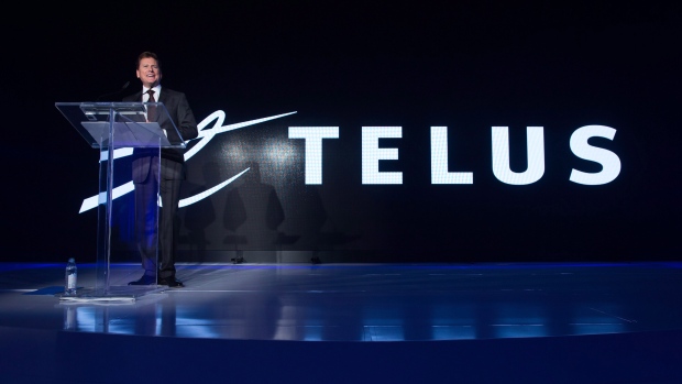 Telus Corp. President and CEO Darren Entwistle