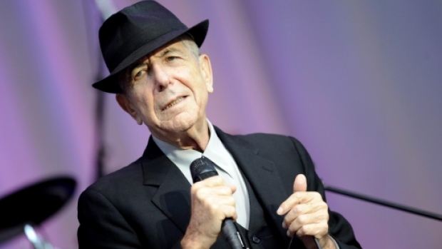 Singer Leonard Cohen performs open air at the Waldbuehne in Berlin in 2010