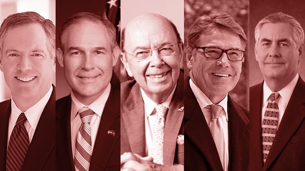 Trump's cabinet picks: Robert Lighthizer, Scott Pruitt, Wilbur Ross, Rick Perry, Rex Tillerson