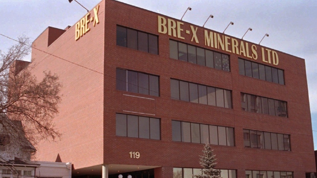 The former office of Bre-x Minerals Ltd. in Calgary