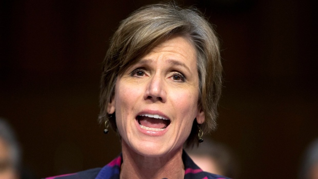 Then-Deputy Attorney General Sally Yates testifies on Capitol Hill in 2015