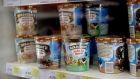 Containers of Ben & Jerry's, an ice cream brand owned by the Anglo-Dutch multinational Unilever