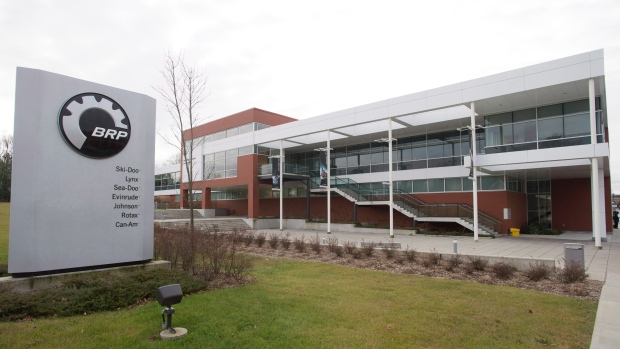 The BRP research plant is shown in Valcourt, Que.