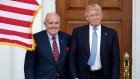 Former New York City Mayor Rudy Giuliani and President Donald Trump