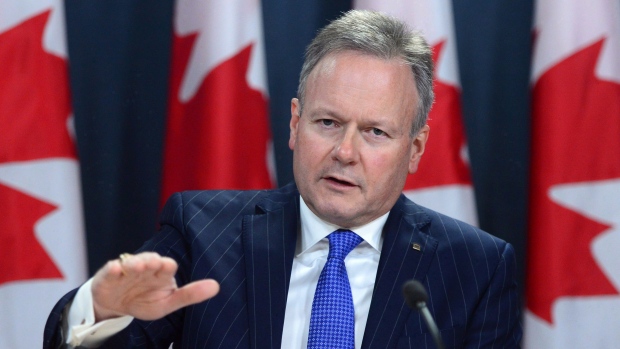 Bank of Canada governor Stephen Poloz holds a news conference at the National Press Theatre in 2016