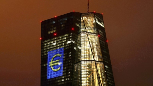 European Central Bank headquarters in Frankfurt, Germany