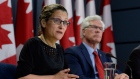 Natural Resources MinisterJames Carr and Foreign Affairs Minister Chrystia Freeland