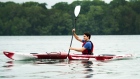 Prime Minister Justin Trudeau kayaks on the Niagara River in Niagara-on-the Lake, Ont.