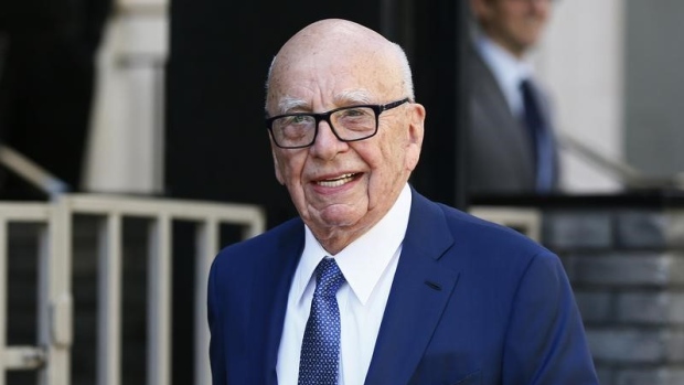 Media mogul Rupert Murdoch leaves his home in London, Britain, March 4, 2016
