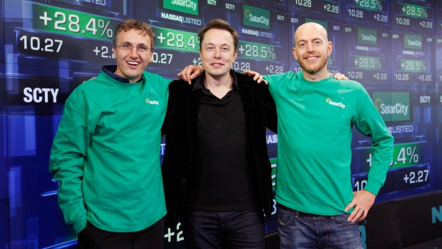 Lyndon Rive, Elon Musk and Peter Rive