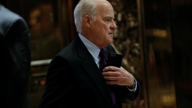 Co-CEO of KKR, Henry R. Kravis at Trump Tower in New York, U.S., January 12, 2017. 