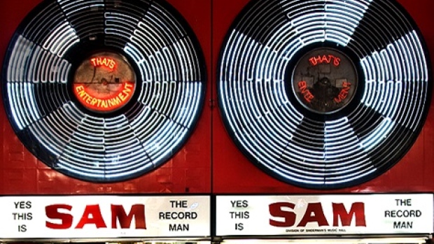 Sam the Record Man's iconic Toronto sign