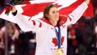 Hayley Wickenheiser celebrates Olympic gold at the 2010 Vancouver Games