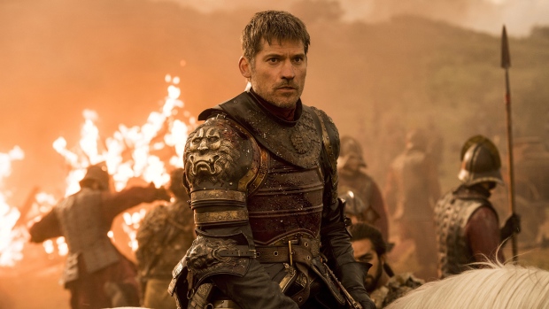 This image released by HBO shows Nikolaj Coster-Waldau as Jaime Lannister in "Game of Thrones"