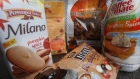 This photo shows pumpkin spice products ranging from cookies & donuts to candy & air freshener