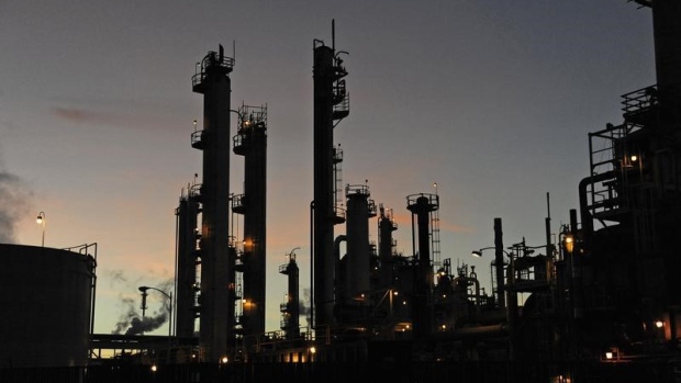 A general view of the Tesoro refinery in Carson, California February 2, 2015. 