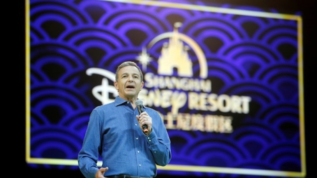 FILE PHOTO: Disney's CEO Bob Iger holds a news conference at Shanghai Disney Resort as part of the three-day Grand Opening events in Shanghai