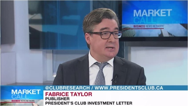 Fabrice Taylor, publisher, the President’s Club Investment Letter