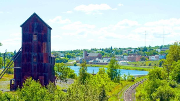A scenic view of Cobalt, Ont.