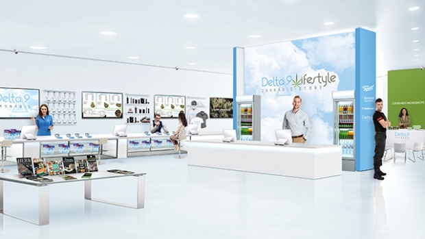 Artist’s rendition of Delta 9 Lifestyle stores being designed for the Manitoba market.