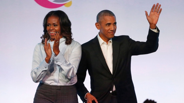 Barack and Michelle Obama 
